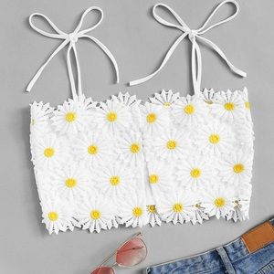Daisy crop top